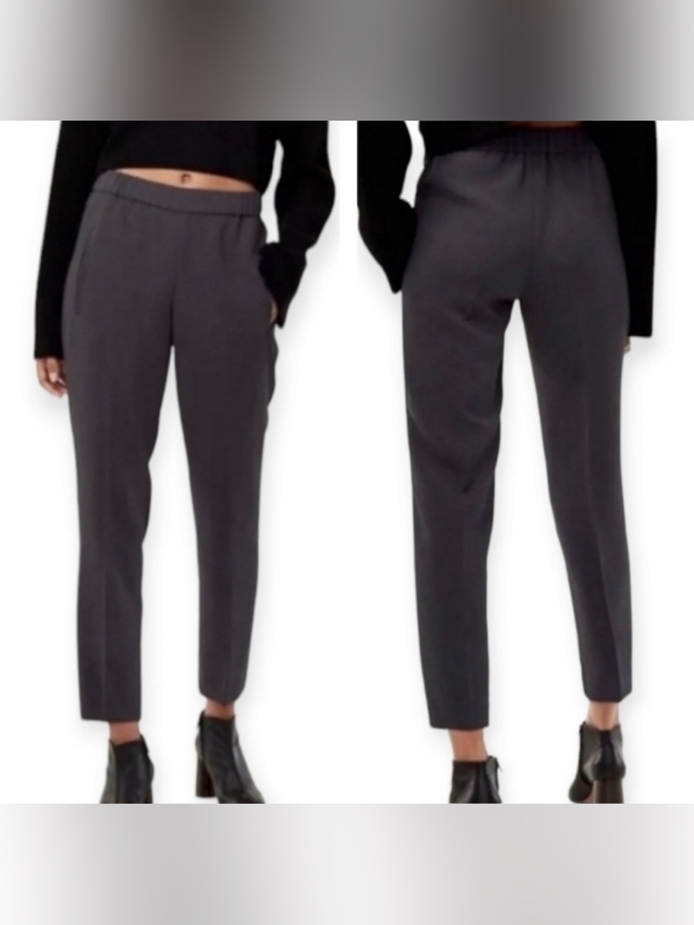 Wilfred Wool/Cashmere Darontal Cropped Pant